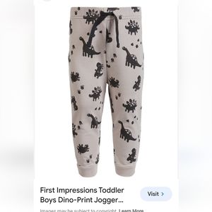 Baby Boys Dino-Print Jogger Pants
